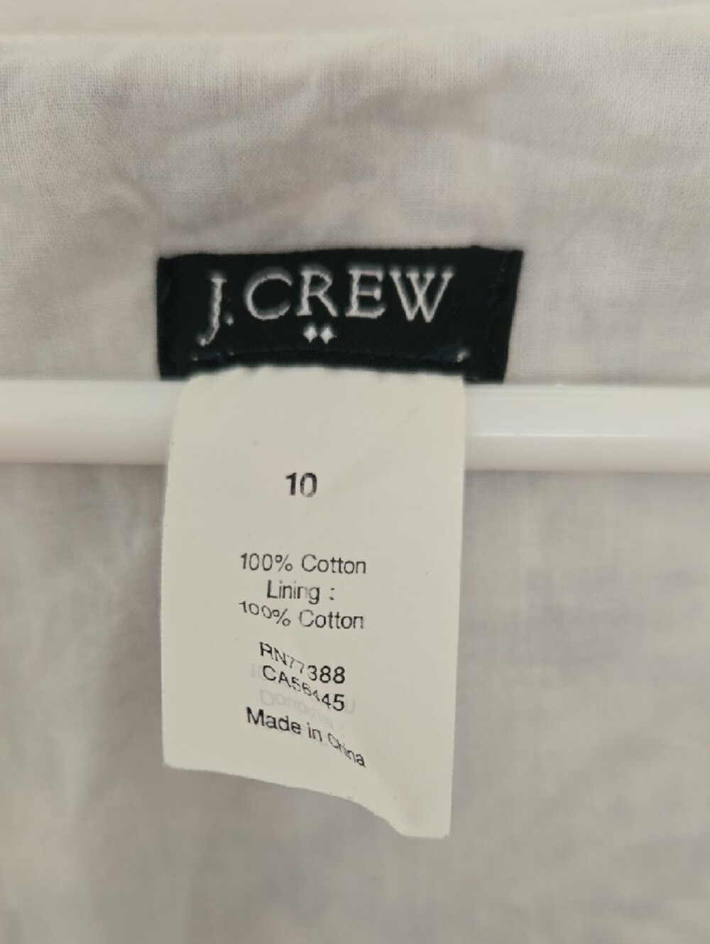 J. Crew Sleeveless Paisley 100% Cotton dress with tie detail classic size 10 - Picture 2 of 7